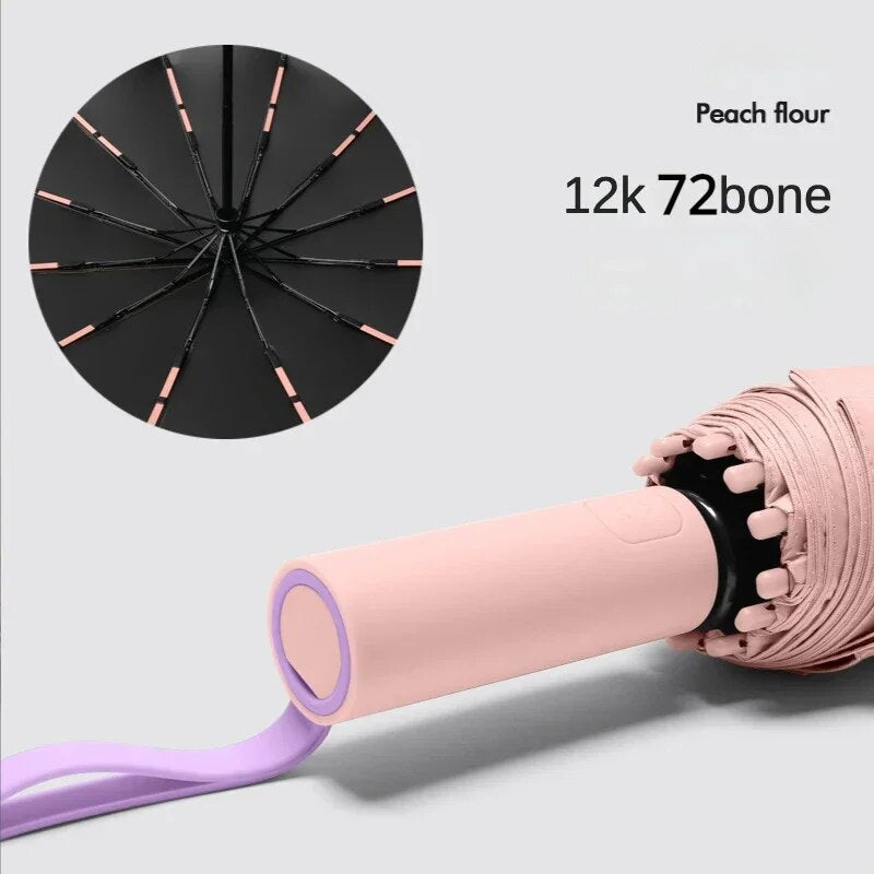 Large Umbrella ULTRA Flexible and Durable - 72 Fiberglass Ribs
