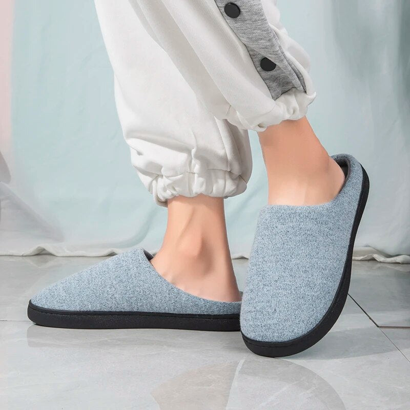 Pantoufles de maison antidérapantes et confortables - Mixte