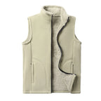 Sleeveless Fleece Jacket - Fur Lined