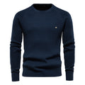 Pull maillé col rond pour homme