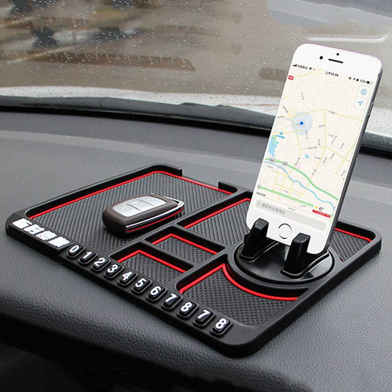 Tapis antidérapant support de téléphone pour voiture