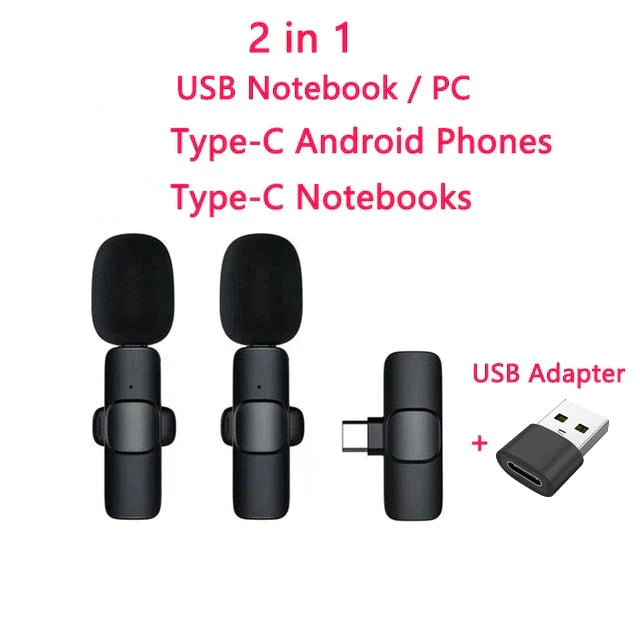 Microphone de poche sans fil