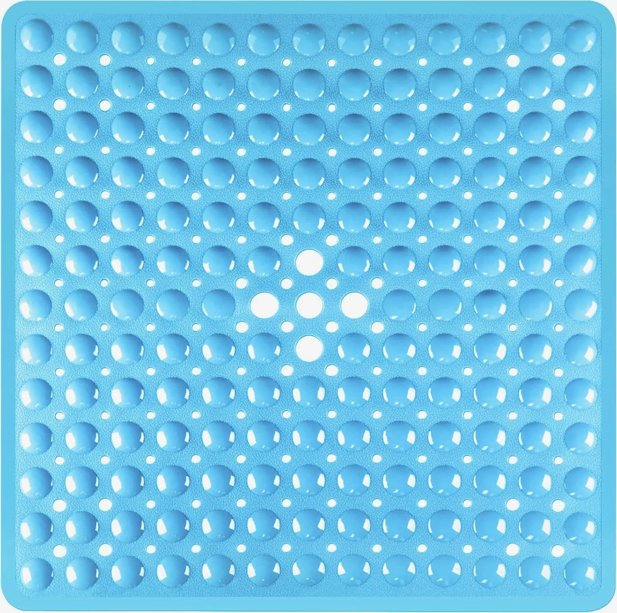 Tapis de Douche Antidérapant 53×53 cm – Ventouses et Trous de Drainage