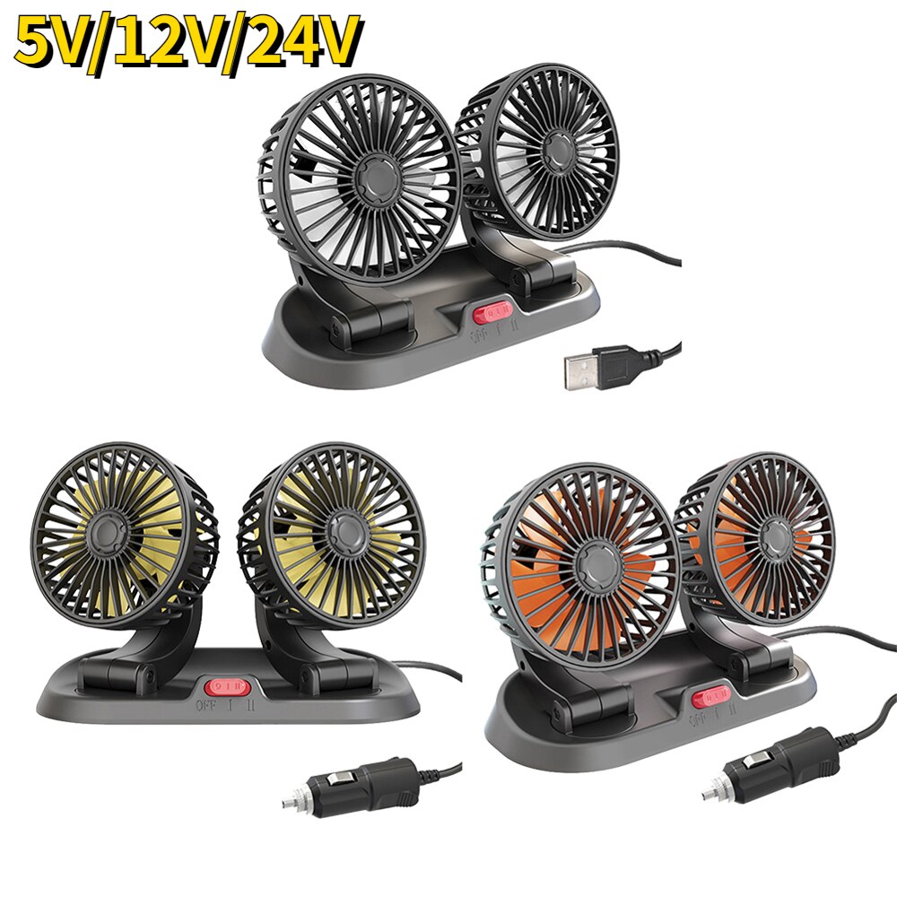 Mini Ventilateur rotatif pour voiture