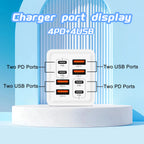 Chargeur USB C GaN 240W 8 en 1 — Charge rapide