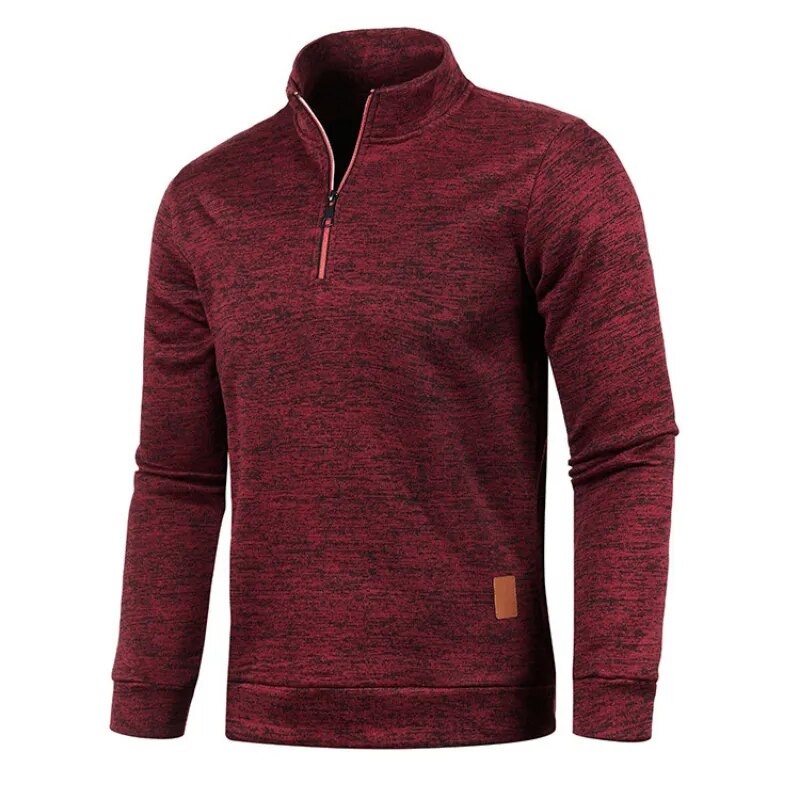 Pull Zippé Col roulé pour Homme