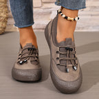 Baskets Slip-On à Lacets Élastiques & Semelles Antidérapantes