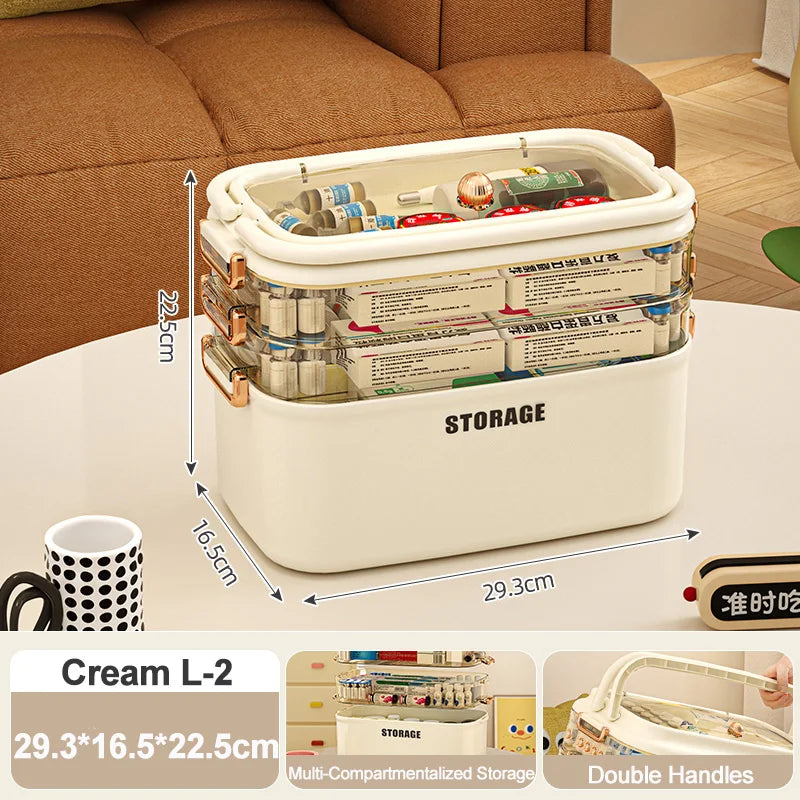 Cream-L2 M - 29.3x16.5x22cm
