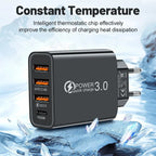 Chargeur Multi-Ports Rapide 20W - USB & USB-C