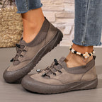 Baskets Slip-On à Lacets Élastiques & Semelles Antidérapantes