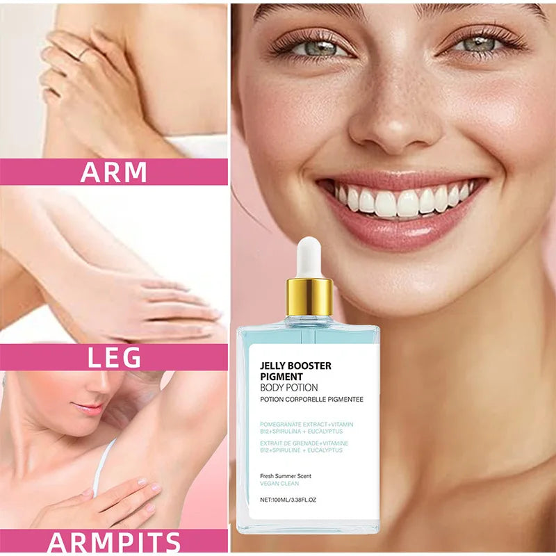 Booster Gelée Récupération Pigments Corps — Sérum Nicotinamide Anti-Taches Hydratant