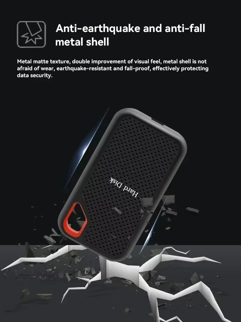 Disque Dur Externe SSD Haute Vitesse USB 3.1 - Jusqu'à 2TO