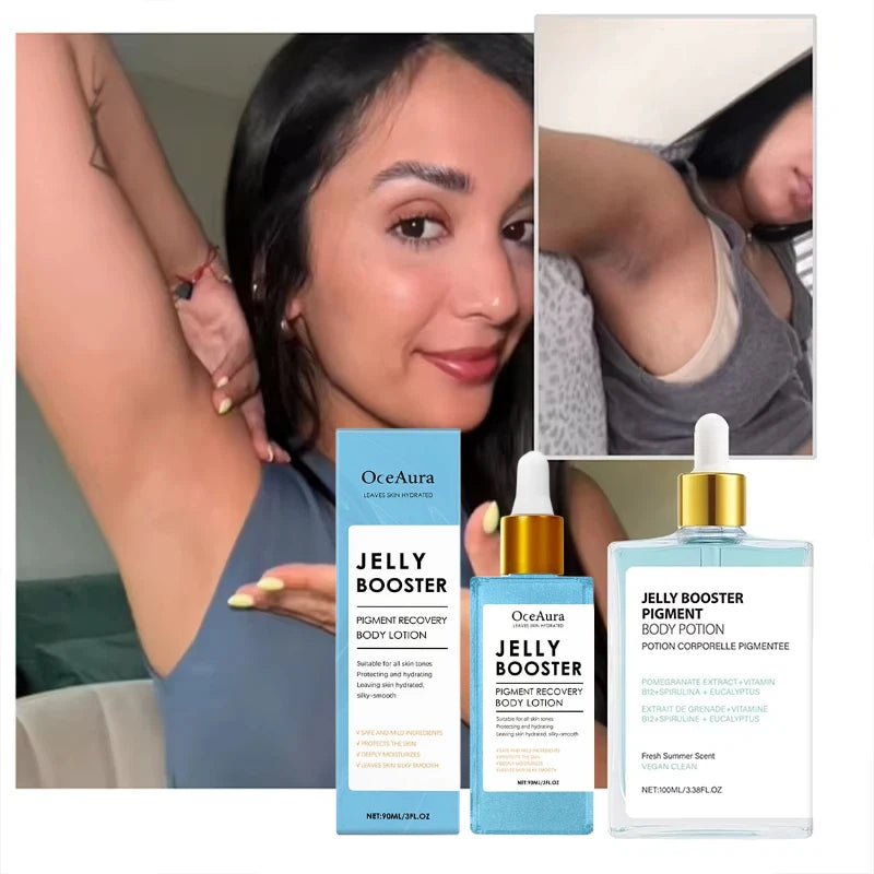 Booster Gelée Récupération Pigments Corps — Sérum Nicotinamide Anti-Taches Hydratant