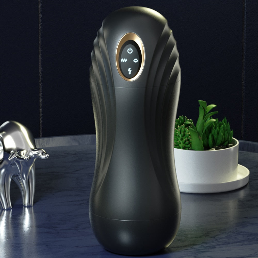 ENJOY SUCK - Vibrating and sucking masturbator for men