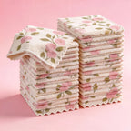 Lot de 15 Chiffons Microfibres de Nettoyage – Super Absorbants, Séchage Rapide & Réutilisables pour Maison, Vitres, Voitures...