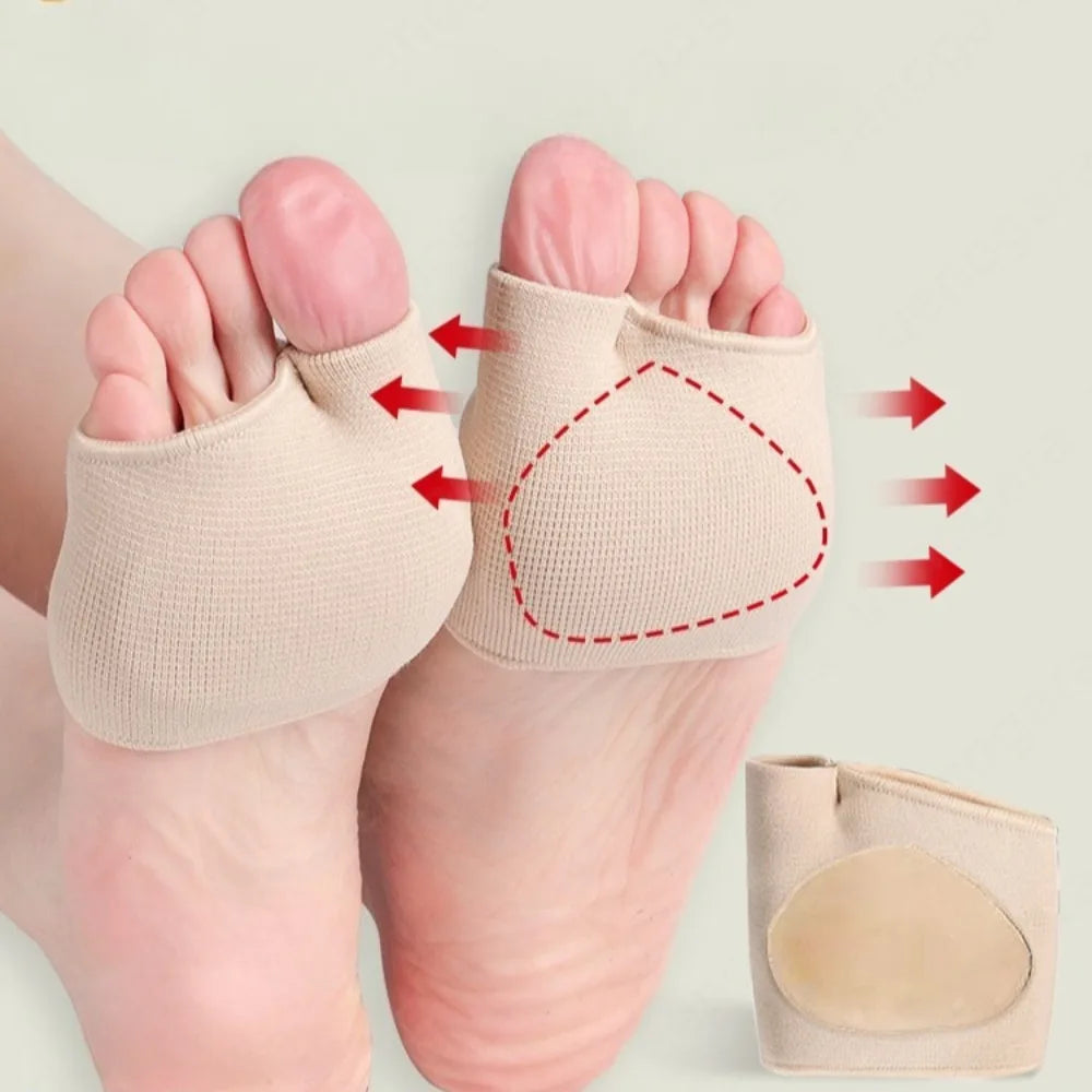 Paire de Coussinets métatarsiens en gel doux — soulagement douleur