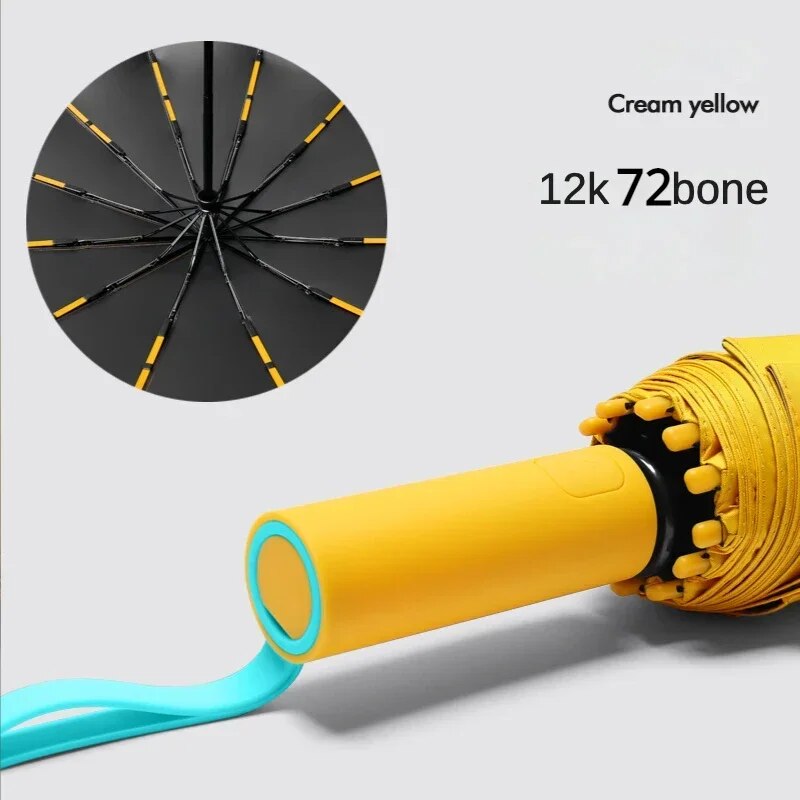 Large Umbrella ULTRA Flexible and Durable - 72 Fiberglass Ribs