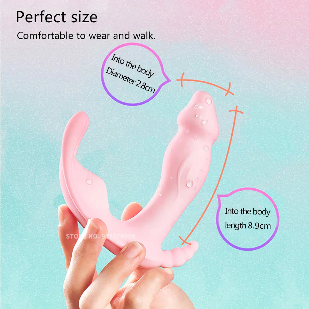 PANTY VIBRATOR - Mini vibromasseur discret pour culotte avec télécommande