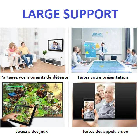 Câble HDMI smartphone 3 en 1 - Votre téléphone sur la TV !