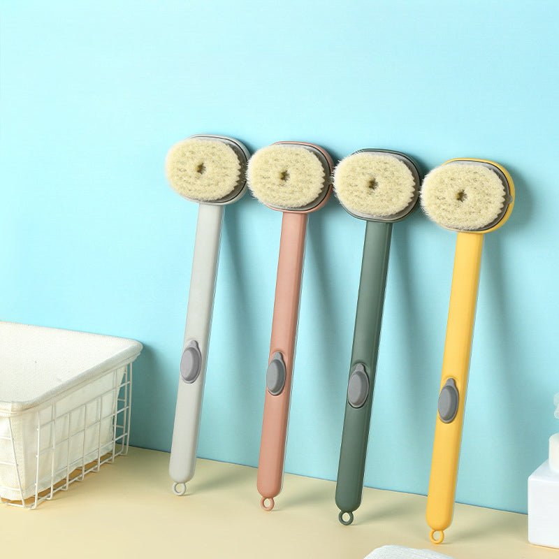 Brosse de massage et bain à manche long