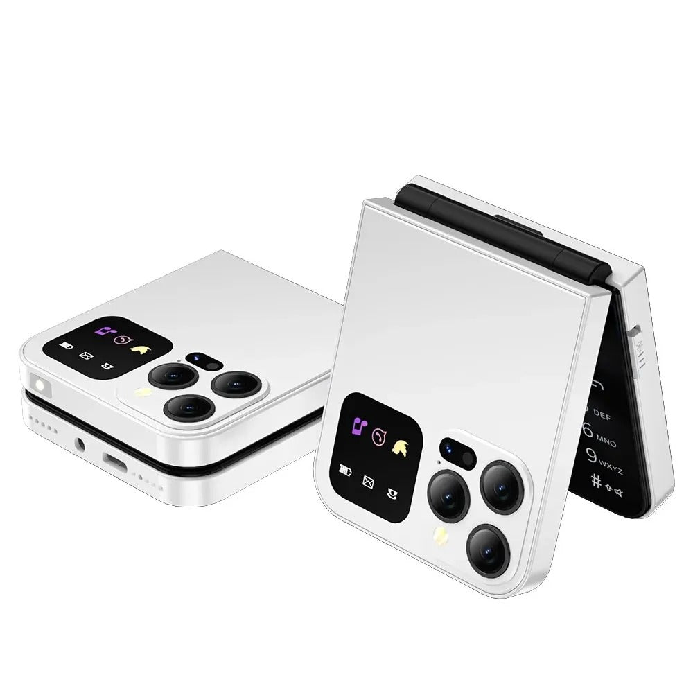 Téléphone Portable Pliable Servo A50 pro Flip - Dual Sim & Flash