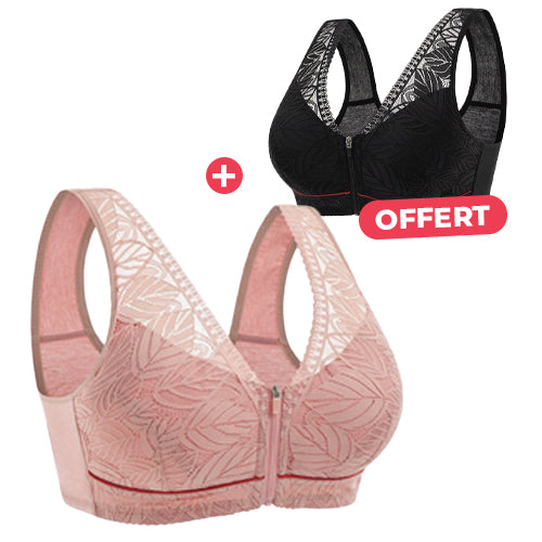 Lace-front fastening bra - BUY 1 GET 1 FREE